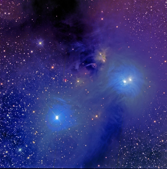 NGC 6726 Nebula with interstellar dust cloud in Corona Australis_2017-07-14 SSRO 